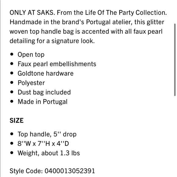 ALAMEDA TURQUESA LIFE OF PARTY GOLDIE BAG - Picture 2 of 2